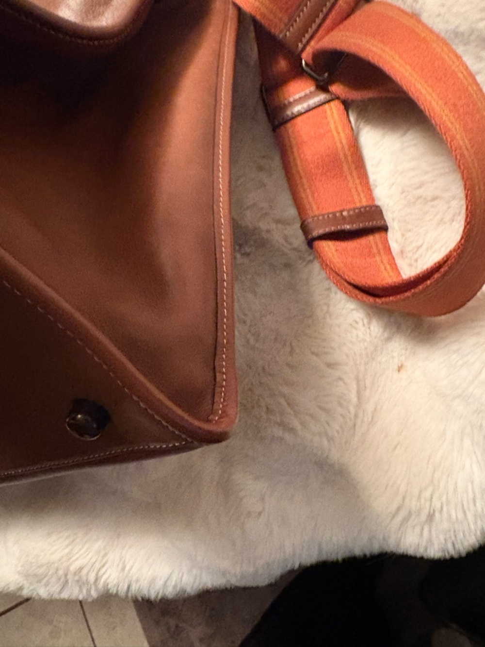 Coach Brown Leather Field 40 Embossed Tote with Adjustable Strap - Picture 5 of 12